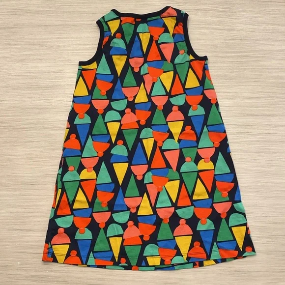 NWOT Hanna Andersson Sleeveless Print Tank Dress, Size 6-7 - Picture 2 of 3